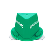 Magnetic Service Control Caps Green Finished