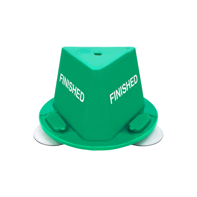 Magnetic Service Control Caps Green Finished