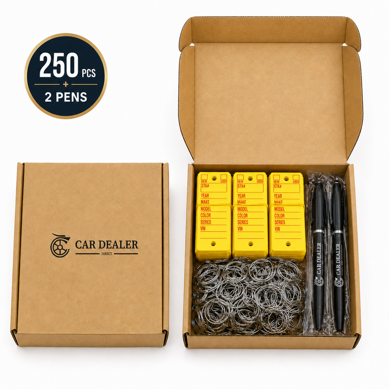 PVC Auto Service Car Dealer Key Tags